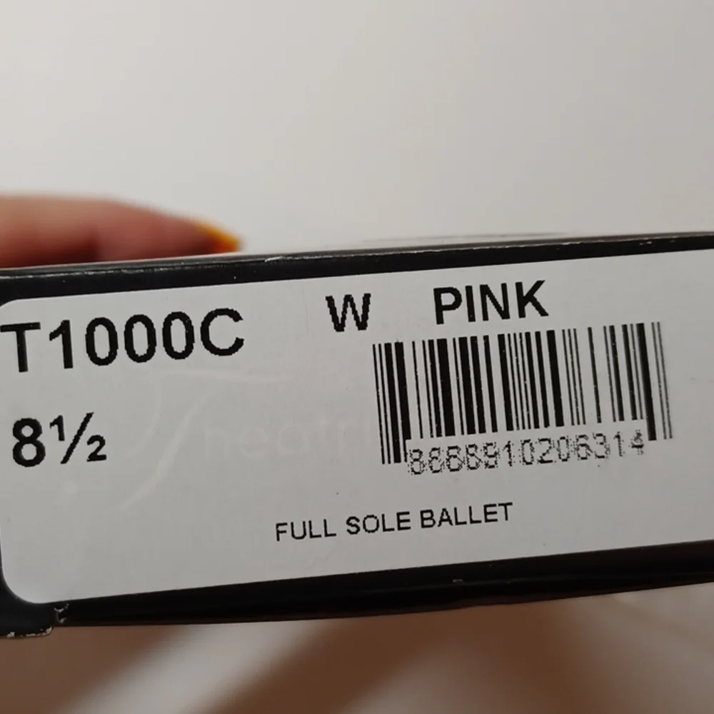 Theatrical footwear ballet shoes size 8 1/2 girls pink new in box ballet… - Picture 3 of 4
